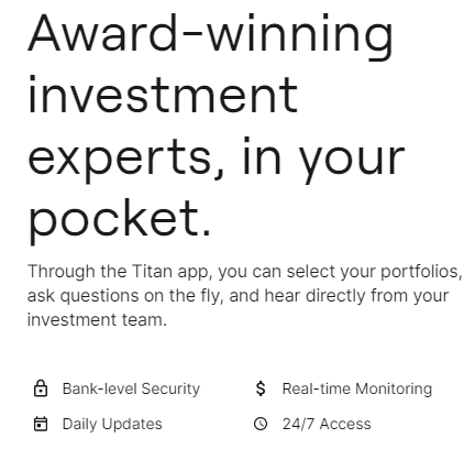 Titan Invest key selling points