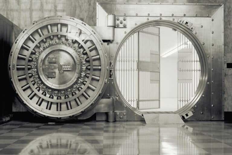 Empty Bank Vault