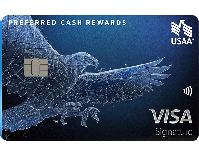 Usaa Preferred Cash Rewards Vis Signature Card Art